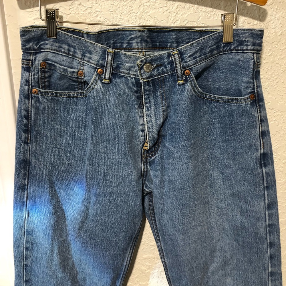 Levi’s 505 mens 33 waist 34 length jeans. - Picture 2 of 5